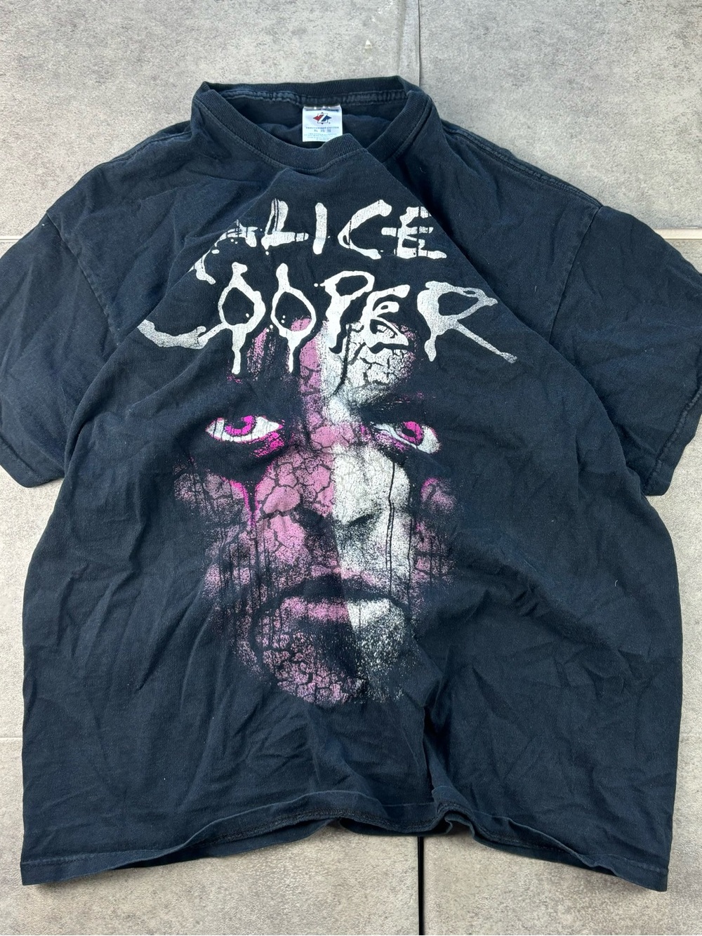 Alice Cooper RARE Original 2008 Tour Shirt Size Xl Psycho-Drama Rock Metal
